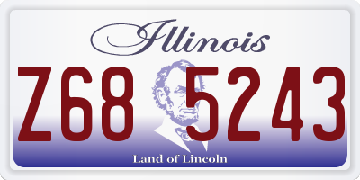 IL license plate Z685243