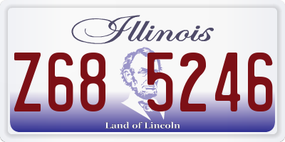 IL license plate Z685246