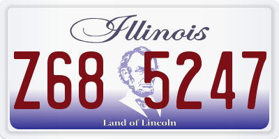 IL license plate Z685247