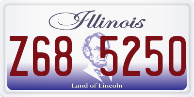 IL license plate Z685250