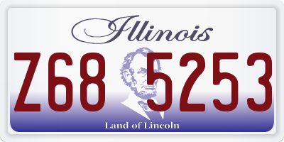 IL license plate Z685253