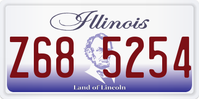 IL license plate Z685254