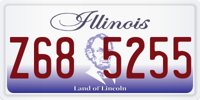 IL license plate Z685255