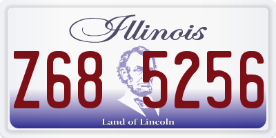 IL license plate Z685256