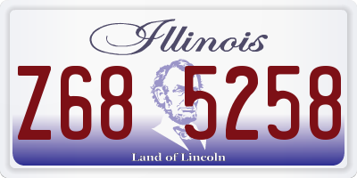 IL license plate Z685258