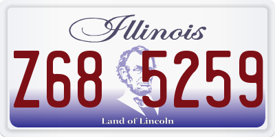IL license plate Z685259