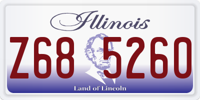 IL license plate Z685260
