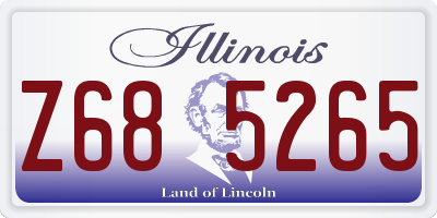 IL license plate Z685265