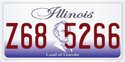 IL license plate Z685266