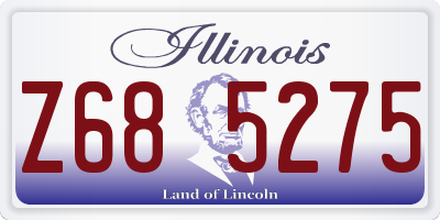 IL license plate Z685275