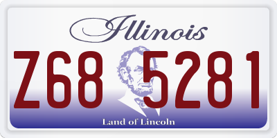 IL license plate Z685281
