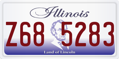 IL license plate Z685283