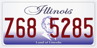 IL license plate Z685285