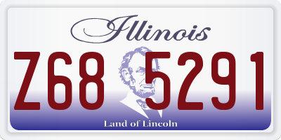 IL license plate Z685291