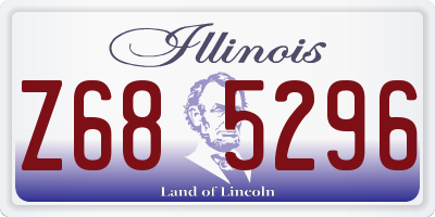 IL license plate Z685296