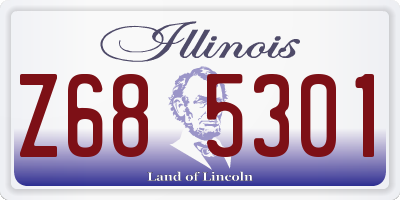 IL license plate Z685301