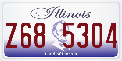 IL license plate Z685304
