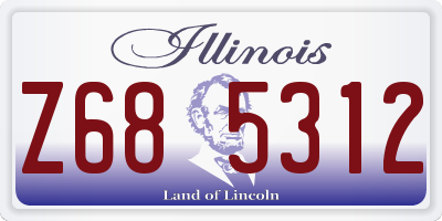 IL license plate Z685312