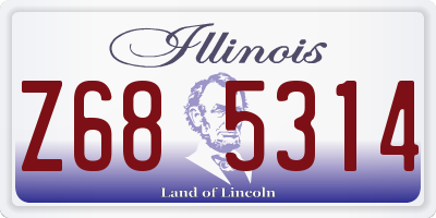 IL license plate Z685314