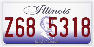 IL license plate Z685318