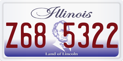 IL license plate Z685322