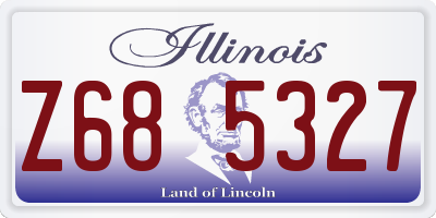 IL license plate Z685327