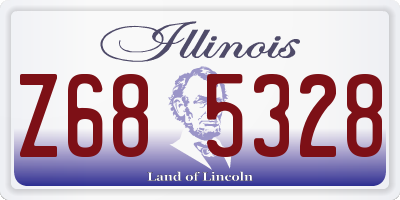 IL license plate Z685328