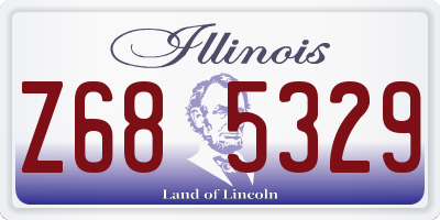 IL license plate Z685329