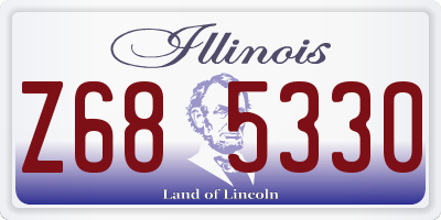 IL license plate Z685330