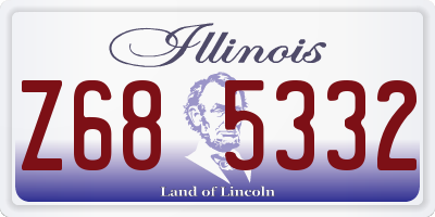 IL license plate Z685332