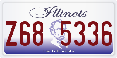 IL license plate Z685336