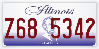 IL license plate Z685342