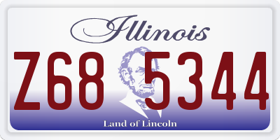IL license plate Z685344
