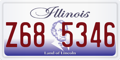 IL license plate Z685346