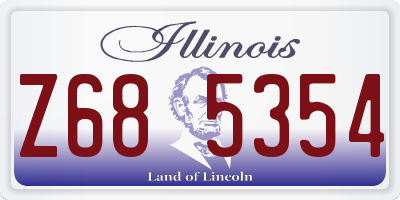 IL license plate Z685354