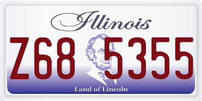 IL license plate Z685355