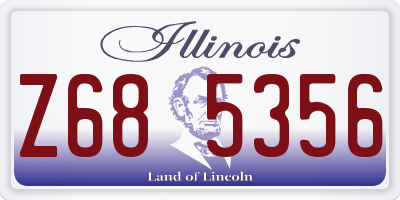 IL license plate Z685356