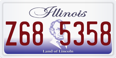 IL license plate Z685358