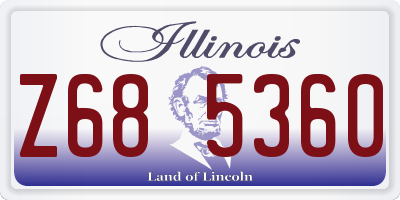 IL license plate Z685360
