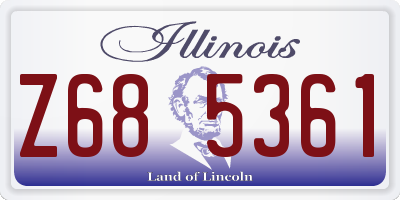 IL license plate Z685361