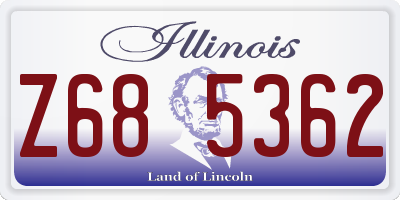 IL license plate Z685362