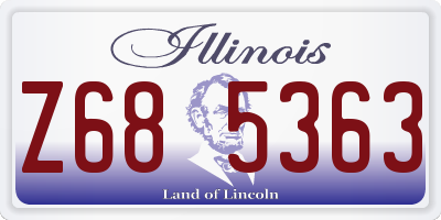 IL license plate Z685363