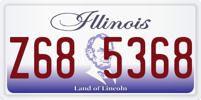 IL license plate Z685368