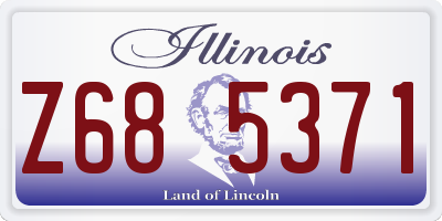 IL license plate Z685371