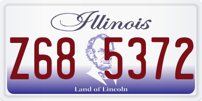 IL license plate Z685372