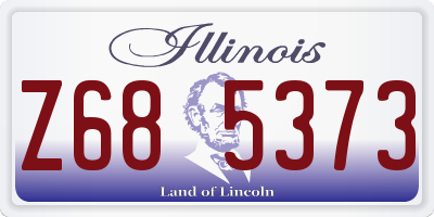 IL license plate Z685373