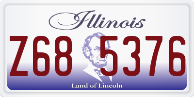 IL license plate Z685376