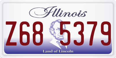 IL license plate Z685379