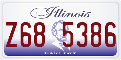 IL license plate Z685386