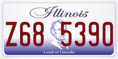 IL license plate Z685390